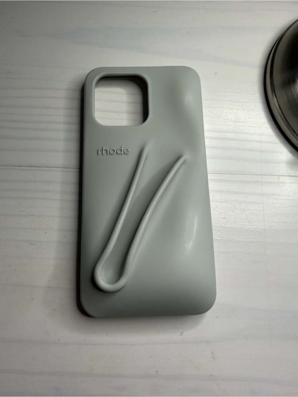 Rhode Lip Case (Gray) | iPhone 15 Pro Max
